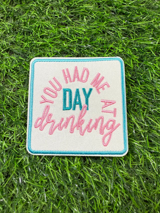 Day drinkin patch-Patches-It&#x27;s Personal Boutique LLC