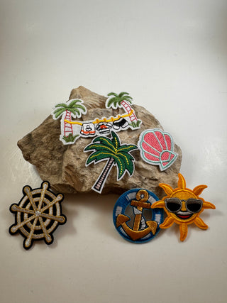 Tropical vacay patches-Hats-It&#x27;s Personal Boutique LLC