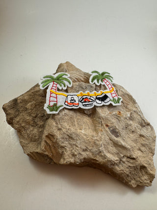 Tropical vacay patches-Hats-Beach-It&#x27;s Personal Boutique LLC
