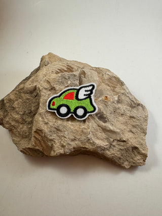 Misc. Patches-Hats-Green flying car-It&#x27;s Personal Boutique LLC