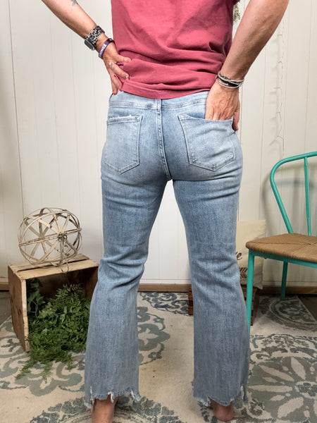 Risen high rise straight leg jean-Bottoms-It&#x27;s Personal Boutique LLC