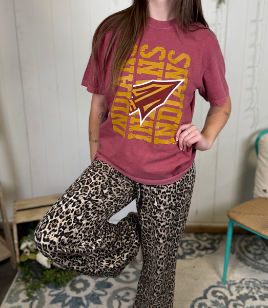 Hays High Maroon Indians Tee