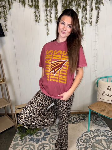 Hays High Maroon Indians Tee