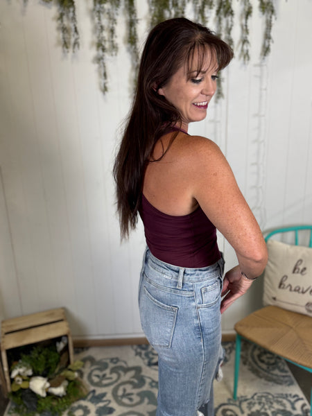 Burgundy Cami Tank