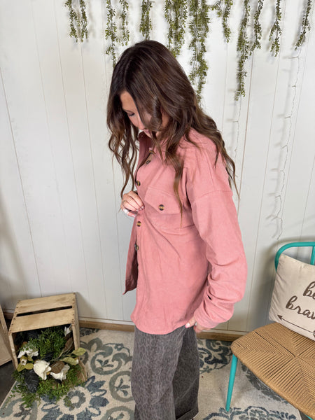 Everyday Corduroy Shacket