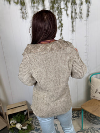 Cozy Foldover V-Neck