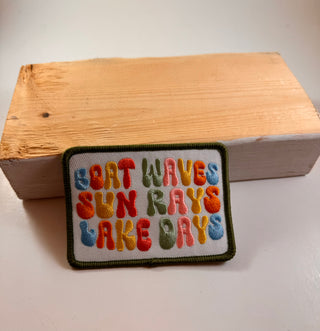 Boat Waves Patch-Hats-It&#x27;s Personal Boutique LLC