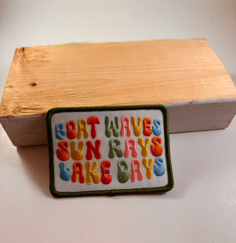 Boat Waves Patch