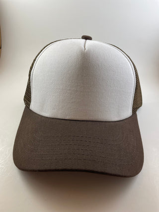 Trucker Hats (custom)-Hats-Brown-It&#x27;s Personal Boutique LLC