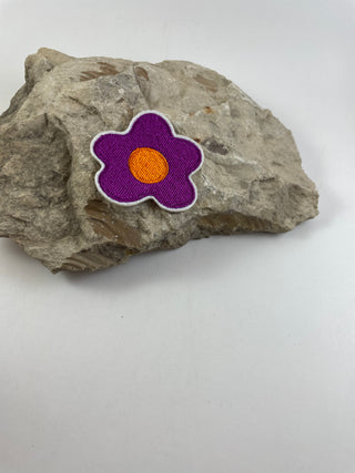 Girls Just Wanna Have Fun Patch Theme-Hats-Purple Retro Flower-It&#x27;s Personal Boutique LLC