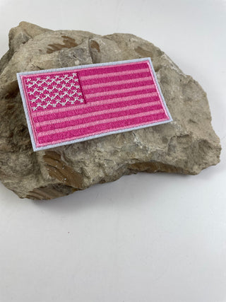 Girls Just Wanna Have Fun Patch Theme-Hats-Pink American Flag-It&#x27;s Personal Boutique LLC