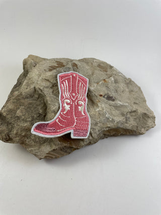 Girls Just Wanna Have Fun Patch Theme-Hats-Pink Cowboy Boot-It&#x27;s Personal Boutique LLC