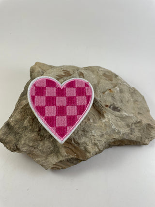 Girls Just Wanna Have Fun Patch Theme-Hats-Checkered Heart-It&#x27;s Personal Boutique LLC