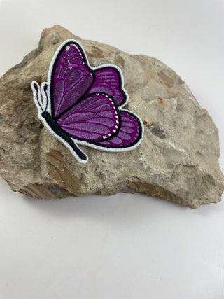 Girls Just Wanna Have Fun Patch Theme-Hats-Purple Butterfly-It&#x27;s Personal Boutique LLC