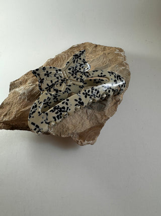 Bow Claw Hair Clips-Hair Accessories-Speckled Bow-It&#x27;s Personal Boutique LLC