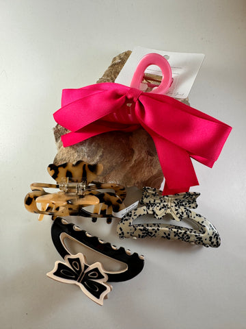 Bow Claw Hair Clip