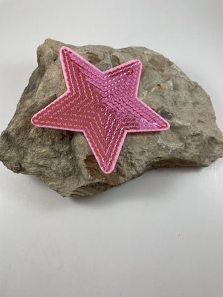 Sequin Star Patch-Hats-Pink star-It&#x27;s Personal Boutique LLC