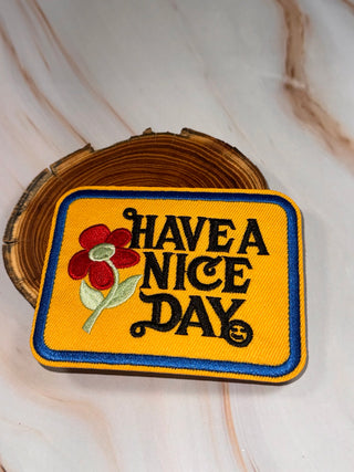 Have A Nice Day Patch-Patches-It&#x27;s Personal Boutique LLC