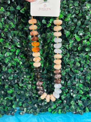 Earthy Tone Beaded Necklace