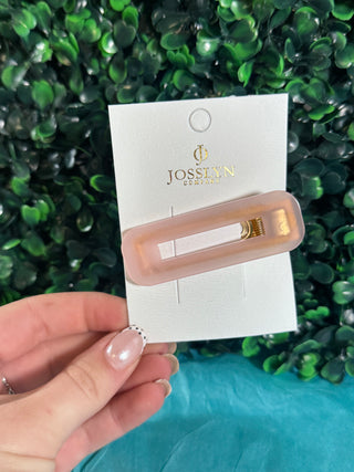 Rosy Glow Mini Barrette
