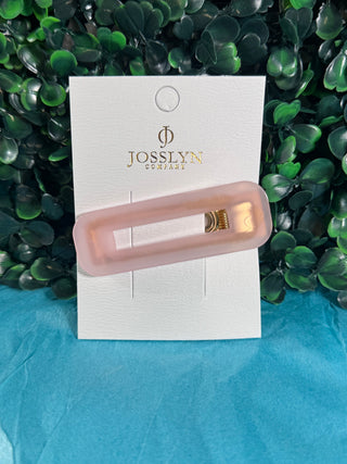 Rosy Glow Mini Barrette