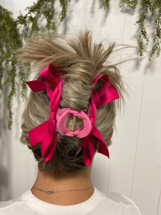 Bow Claw Hair Clips-Hair Accessories-It&#x27;s Personal Boutique LLC