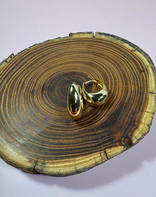 Earrings $15-Jewlery-Thick gold hoops-It&#x27;s Personal Boutique LLC