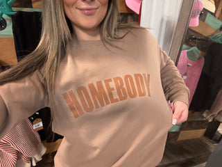 Homebody Crewneck-Long sleeve-It&#x27;s Personal Boutique LLC