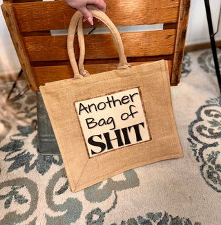Snarky Tote Bags-Accessories-Bag of Sh*t-It&#x27;s Personal Boutique LLC