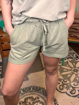 Drawstring Short with Pockets-Bottoms-It&#x27;s Personal Boutique LLC