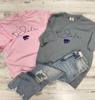 K-State Graphic Tee-K-State-It&#x27;s Personal Boutique LLC