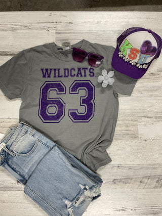 K-State 63 Graphic Tee-K-State-It&#x27;s Personal Boutique LLC