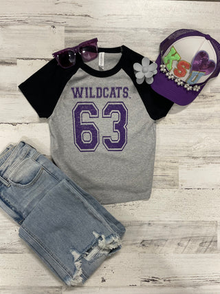 K-State ‘63 Graphic Baby Tee-K-State-It&#x27;s Personal Boutique LLC
