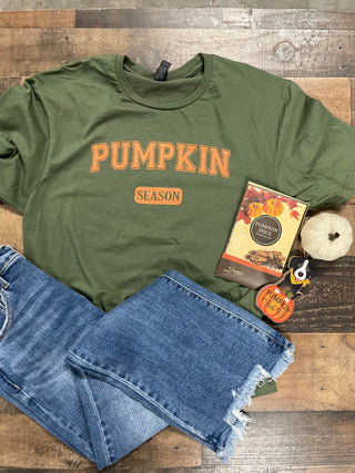 Pumpkin Season Tee-Graphic tee-It&#x27;s Personal Boutique LLC