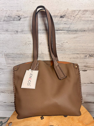 Jen & Co Purses-Accessories-Grey Taupe Tote-It&#x27;s Personal Boutique LLC