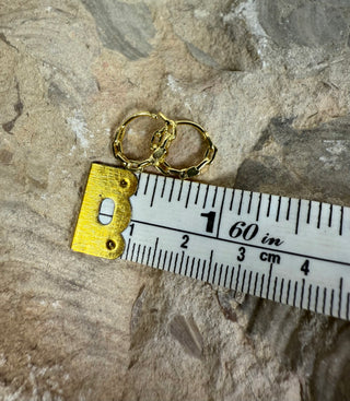 Earrings $15-Jewlery-Plain chain hoops-It&#x27;s Personal Boutique LLC