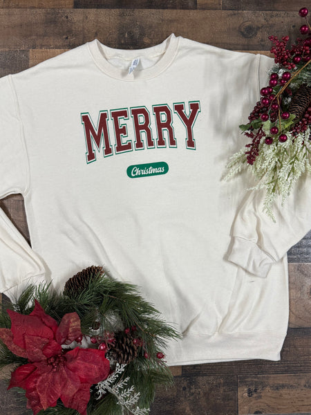 Merry Christmas Crewneck Sweatshirt