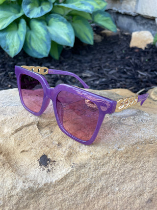 Allure Square Sunglasses-All the Things-Purple-It&#x27;s Personal Boutique LLC