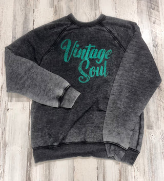 Vintage Soul Crewneck Sweatshirt-Sweatshirts-It&#x27;s Personal Boutique LLC