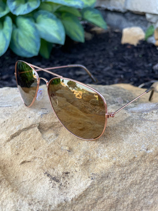Aviator Sunglases-All the Things-Rose Gold-It&#x27;s Personal Boutique LLC