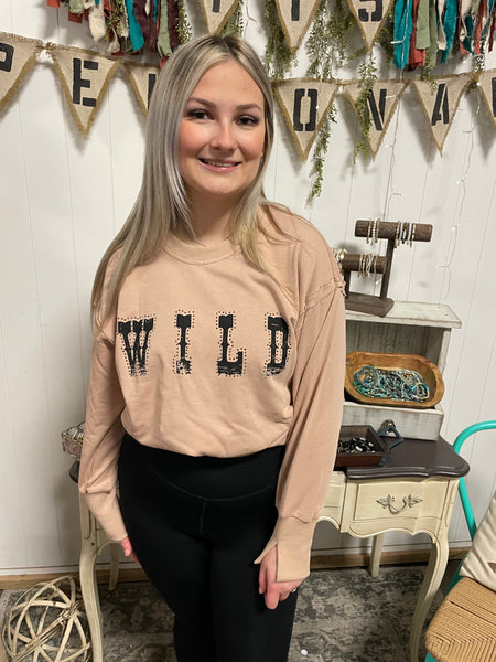Wild Rhinestone Crewneck