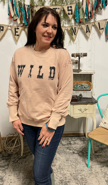 Wild Rhinestone Crewneck