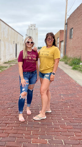 Mustard Kansas Sunflower Graphic Tee