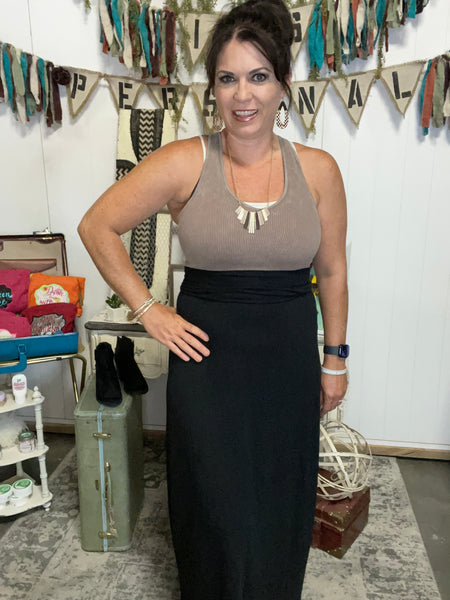 Black Maxi Skirt