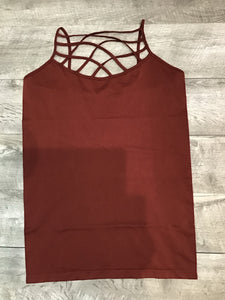 Criss Cross Cami tanks