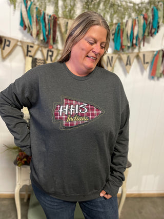 HHS Arrow sweatshirt-Sweatshirts-It&#x27;s Personal Boutique LLC