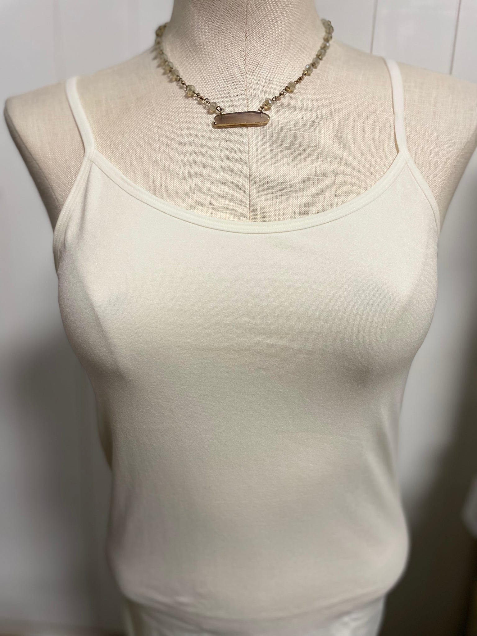 Ivory Seamless Cami Tank