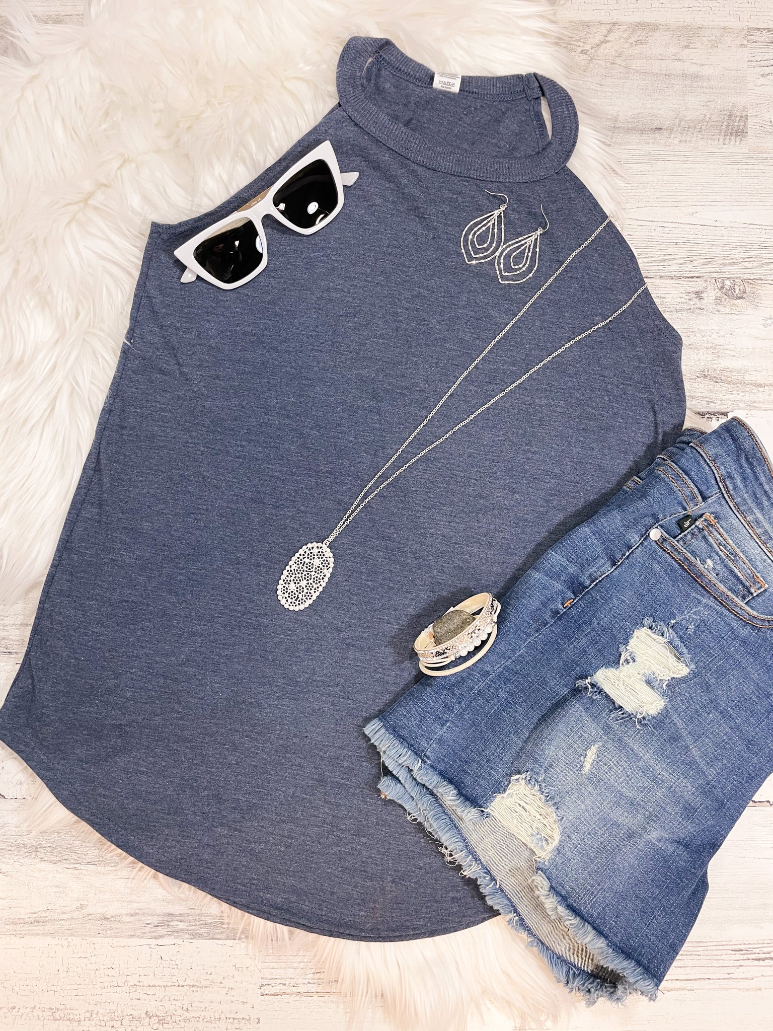 Rocker Navy Frost Tank