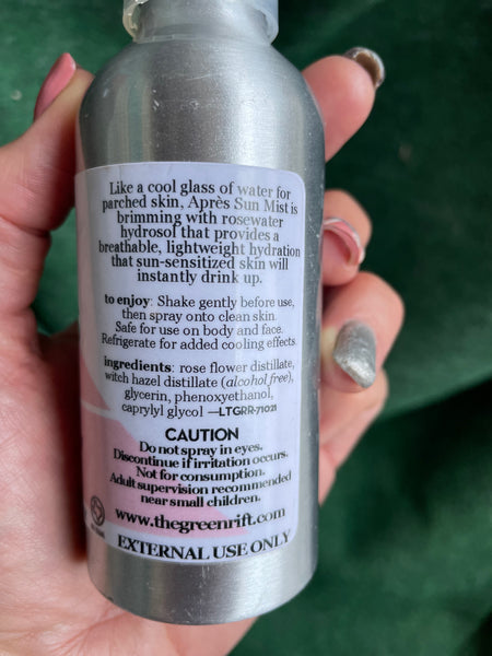 Apres Sun Rosewater Mist