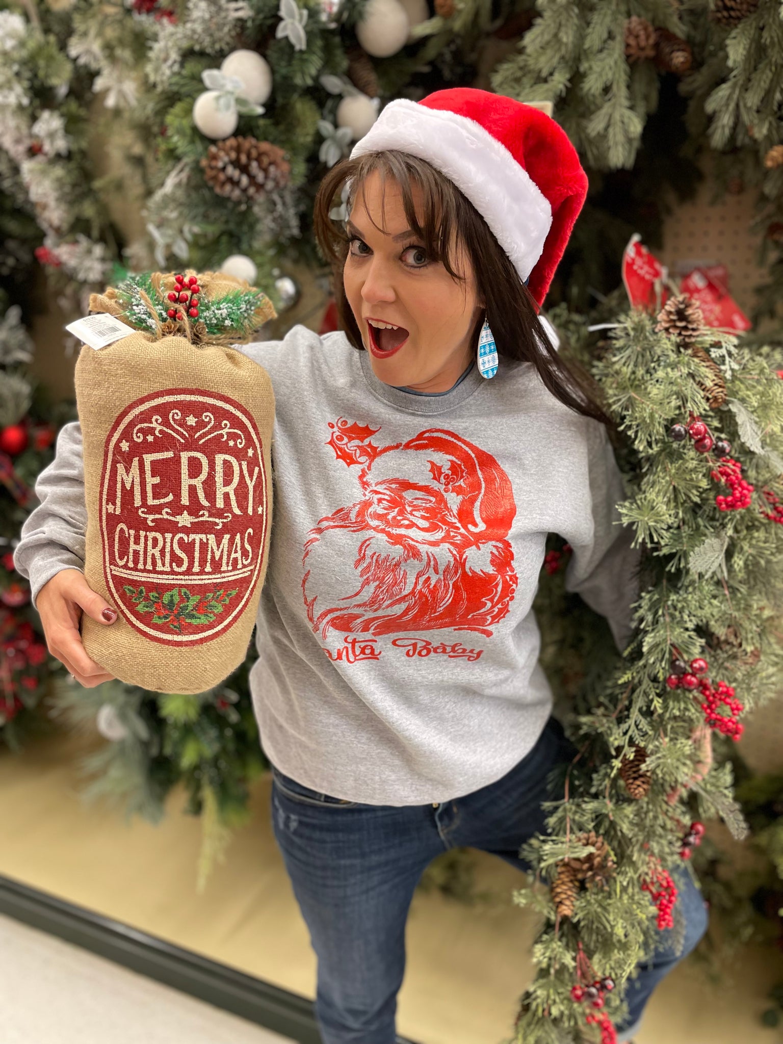Santa Baby Christmas Sweatshirt
